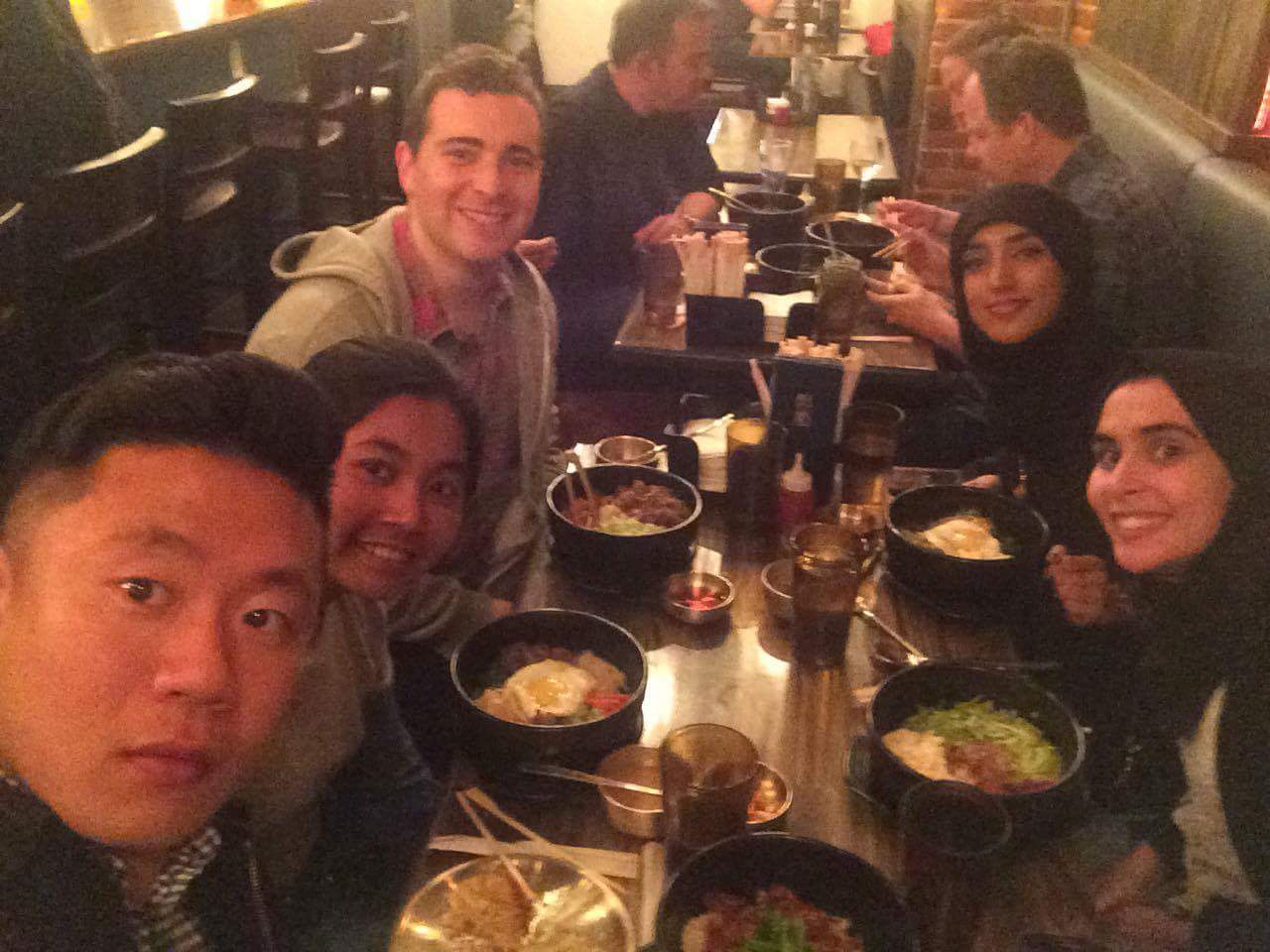 KB Kim as an exchange student in the U.S.